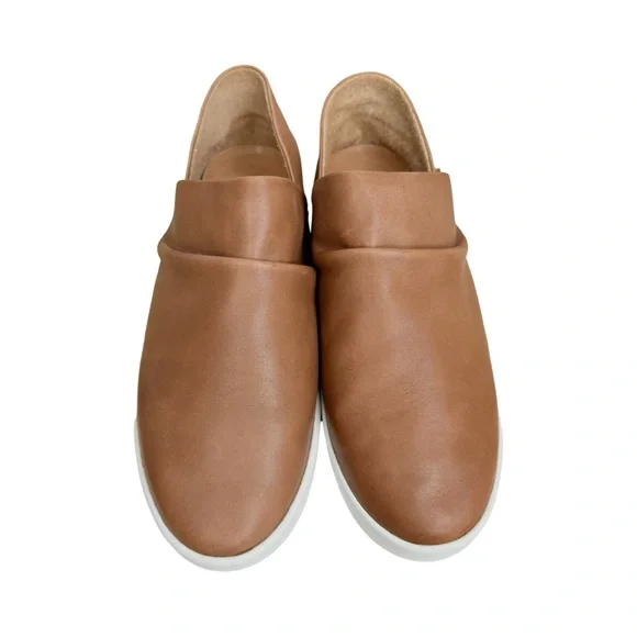 Beek Jay Slip On Leather Tan Sneaker - Picture 4 of 9